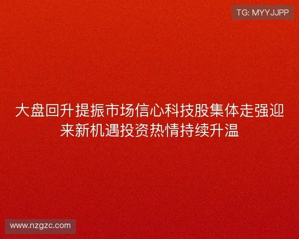 大盘回升提振市场信心科技股集体走强迎来新机遇投资热情持续升温